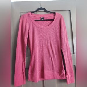 Vanity long sleeve burgundy shirt